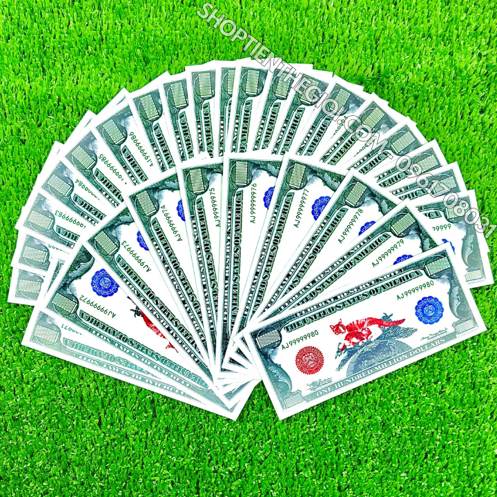 Tiền Lì Xì 1 Triệu Dola Mỹ Hình Con Mèo Dạ Quang - SP005942